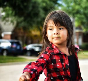 Portrait of cute girl