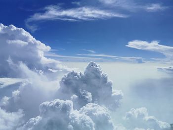 Low angle view of clouds in sky