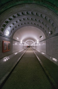 Illuminated tunnel