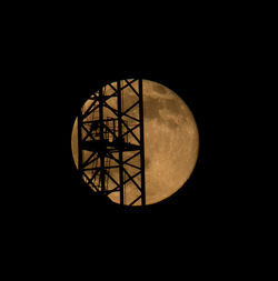 Low angle view of sky at night