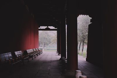 Corridor of building