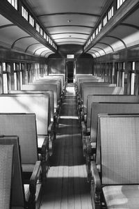 Interior of train