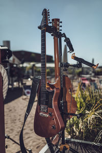 Close-up of guitar