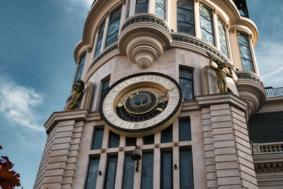 Low angle view of building against sky