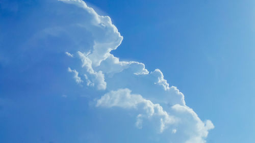 Low angle view of clouds in sky