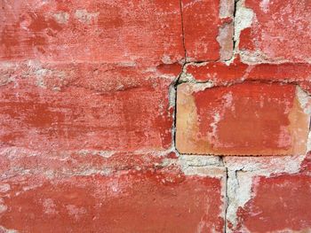 Close-up of brick wall