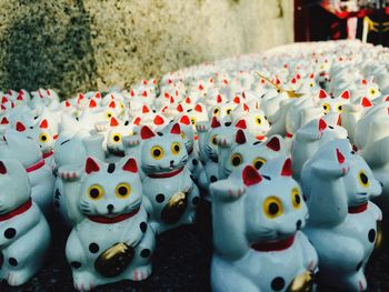 Full frame shot of colorful objects for sale