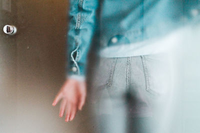 Close-up of man