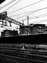 Railroad station platform