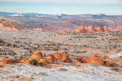 Sandstone teepees on the paria plateau, vermilion cliffs