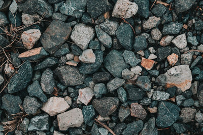 Full frame shot of stones