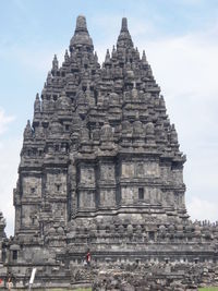 Exterior of temple against sky