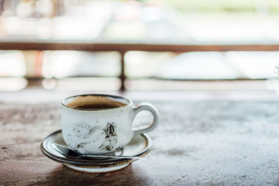 Close-up of drink on table