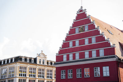 Low angle view of building against sky
