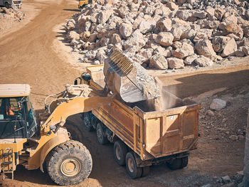 Full frame shot of construction site