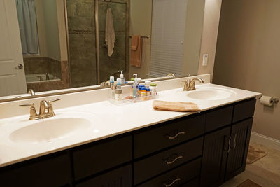 View of bathroom at home