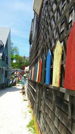 Buildings in city against sky