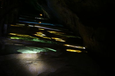 Illuminated tunnel