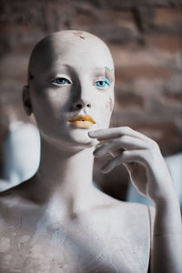 Display model mannequin face portrait