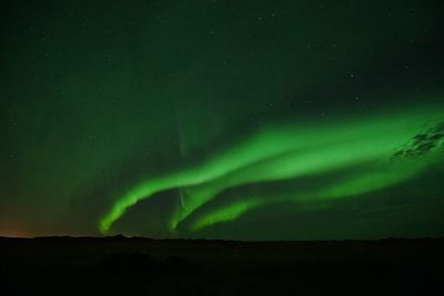 Low angle view of sky at night