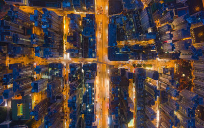 Full frame shot of illuminated building