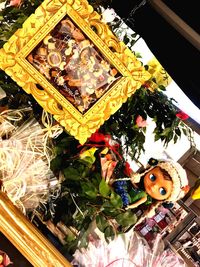Close-up of christmas decoration