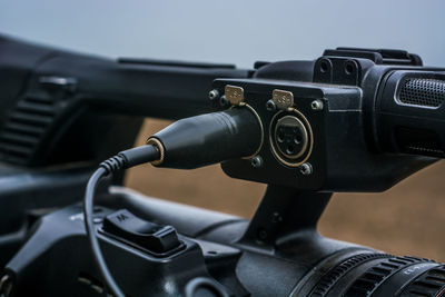 Close-up of equipment