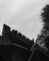 Low angle view of historical building