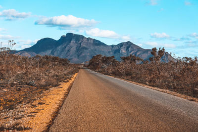 Image of bluff knoll- the highest peak of the stirling range in western australia.