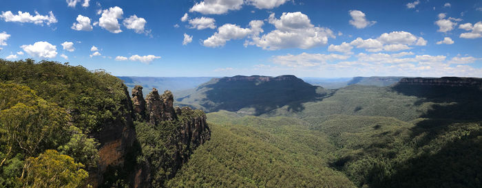 Panoramic view of landscape against sky