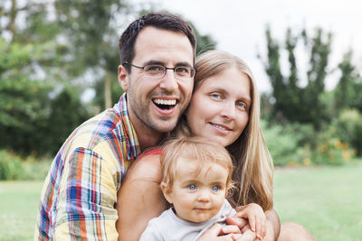 Portrait of a smiling couple