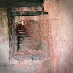 Staircase in old building