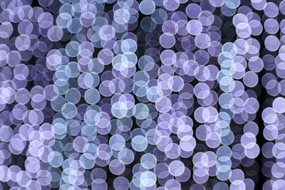 Defocused image of illuminated lights