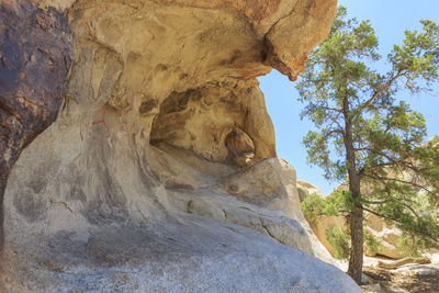 Rock formation in cave