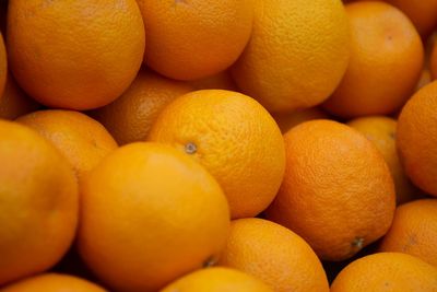 Full frame shot of oranges