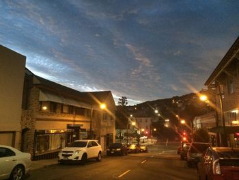 Parking lot against clear sky