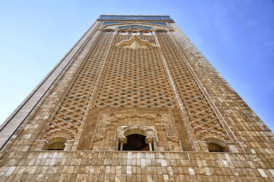 Low angle view of historical building against sky
