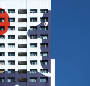 Low angle view of modern building