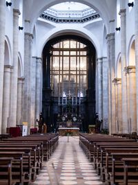 Inside of church