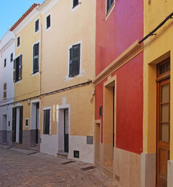 View of residential buildings