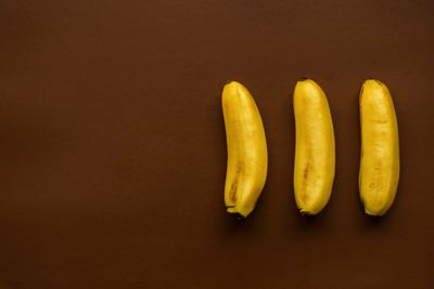 Close-up of fruit against white background