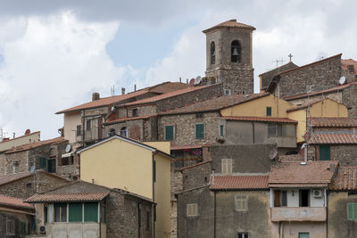 Historic center of the picturesque maremma town of gavorrano, italy