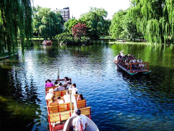 Boat in river