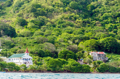 Scenic view of house