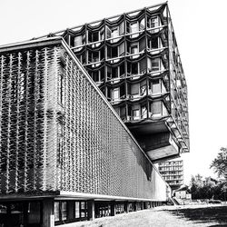 Low angle view of modern building