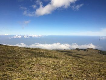 Scenic view of landscape against sky