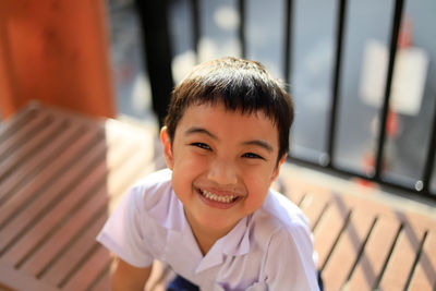 Portrait of smiling boy