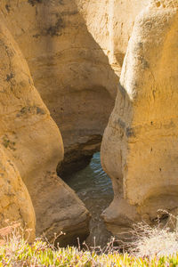 View of rock formations