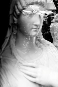 Portrait of woman with drink