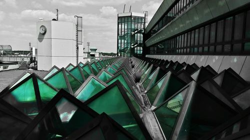 Low angle view of building against sky